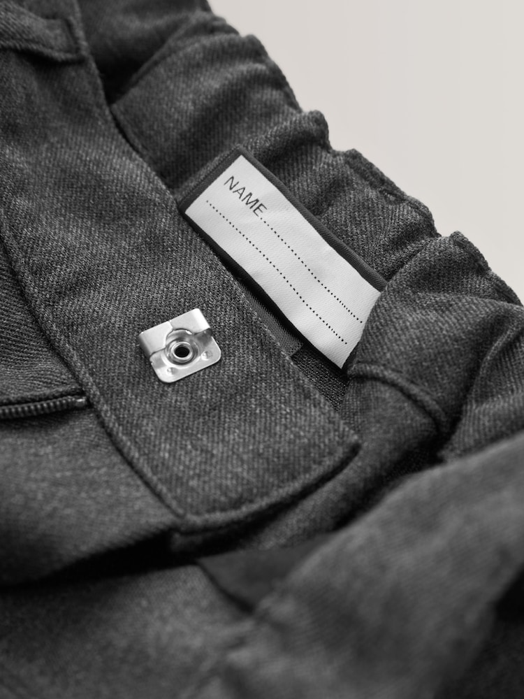Gris - Pantalon scolaire à plis (3-17ans) - Image 6 of 7