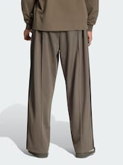 adidas Originals Brown Oversized Track Trousers - Image 2 of 5