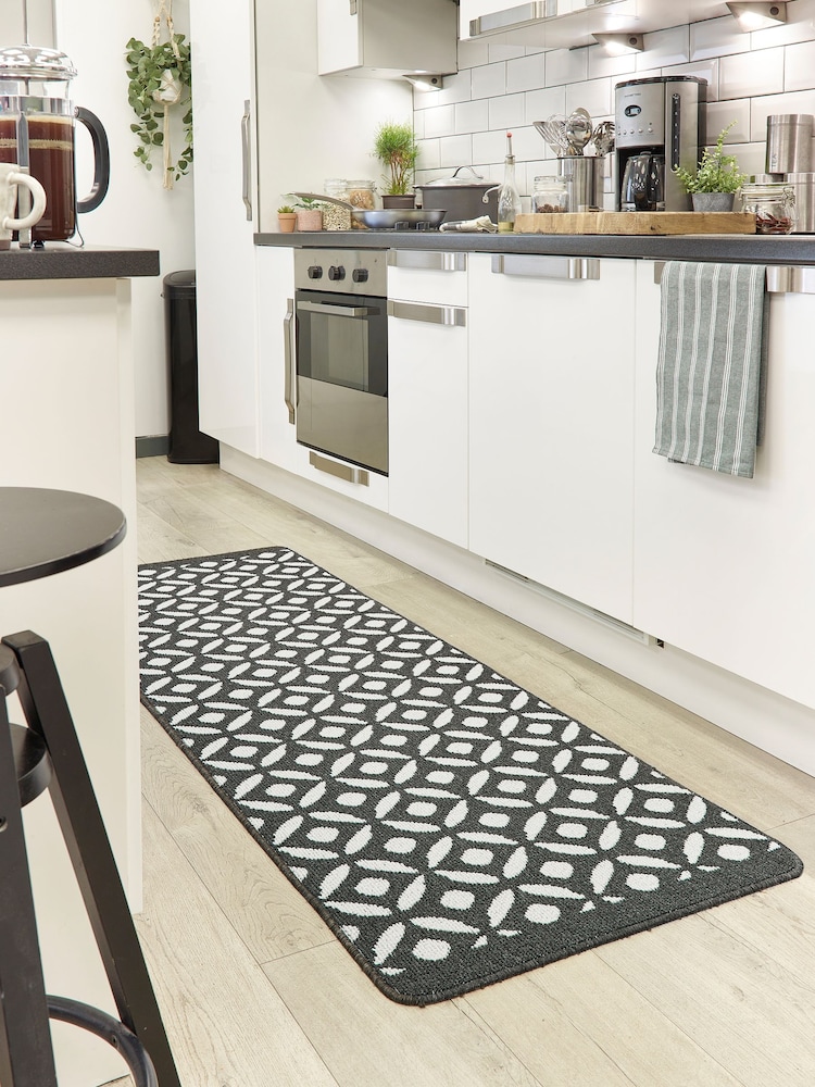 My Mat Charcoal Crescent Large Doormat - Image 1 of 4