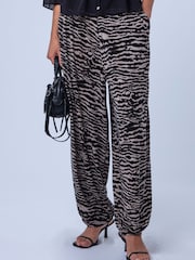 Religion Animal Loose Fitting Lyla Jersey Trousers Print With Cuffed Hem - Image 8 of 8