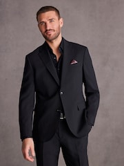 Schwarz - Signature Anzugjacke in Slim Fit aus italienischem Stoff - Bild 1 von 10