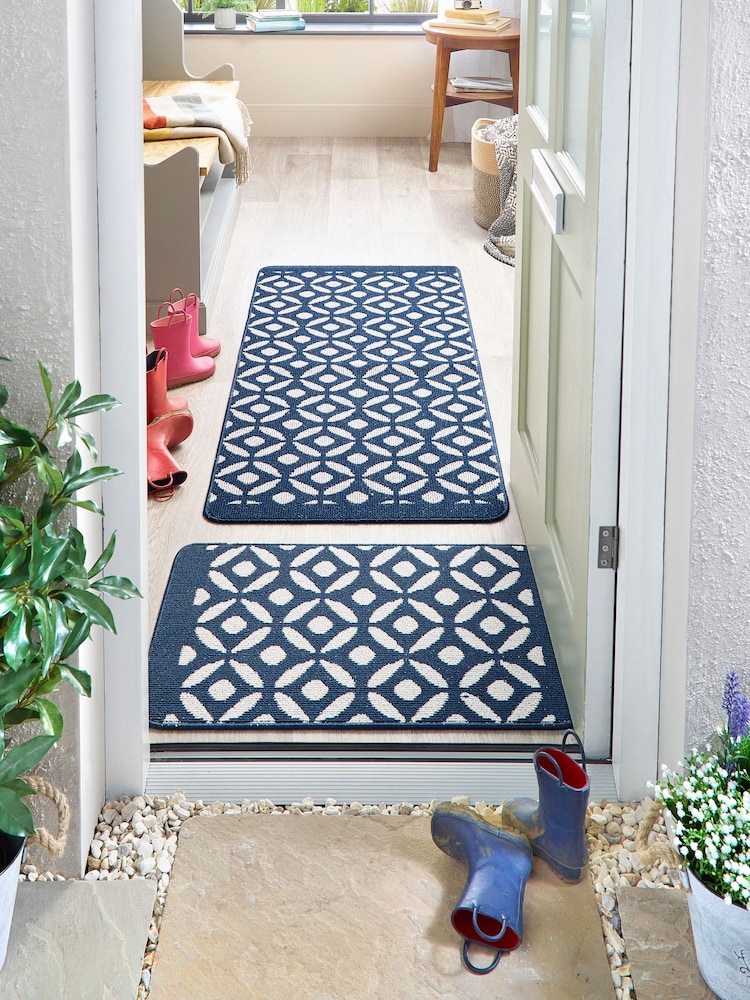 My Mat Navy Crescent Small Runner - Image 1 of 4