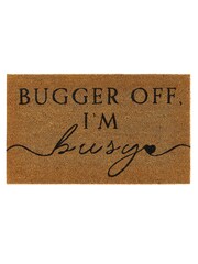 My Mat I'm Busy Printed Coir Doormat - Image 2 of 2