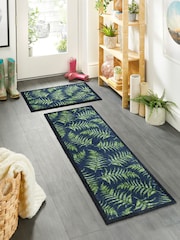 My Mat Fern Leaves Washable Nylon Runner - Image 1 of 3
