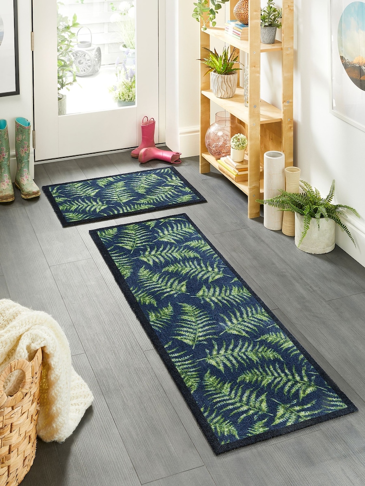 My Mat Fern Leaves Washable Nylon Runner - Image 1 of 3