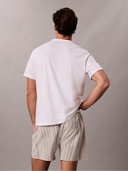 Calvin Klein Pyjama-Set aus Baumwoll-Popeline mit Shorts - Bild 2 von 6