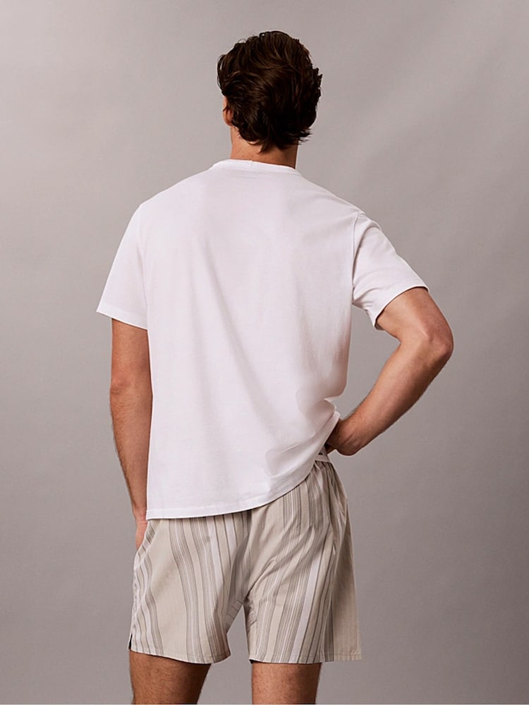 Calvin Klein Pyjama-Set aus Baumwoll-Popeline mit Shorts - Bild 2 von 6 Calvin Klein Pyjama-Set aus Baumwoll-Popeline mit Shorts - Bild 2 von 6