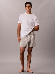 Calvin Klein Pyjama-Set aus Baumwoll-Popeline mit Shorts - Bild 3 von 6