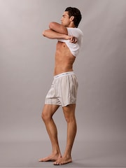 Calvin Klein Pyjama-Set aus Baumwoll-Popeline mit Shorts - Bild 4 von 6