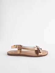 Bronze - Forever Comfort ® Ledersandalen mit Schleife - Bild 4 von 7