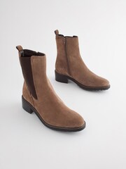 Taupe Regular/Wide Fit Forever Comfort® Chelsea Ankle Boots - Image 1 of 6