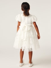 Baker by Ted Baker Ivory 3D Sequin Flower Occasion Dress - Image 2 of 9
