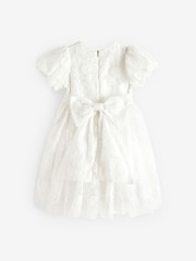 Baker by Ted Baker Ivory 3D Sequin Flower Occasion Dress - Image 7 of 9