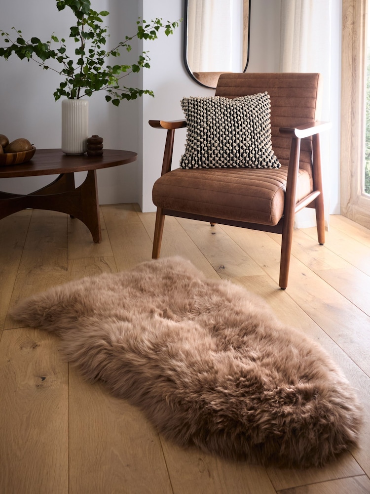 Origin Rug Collection. Mink Sheepskin Rug - Image 1 of 4