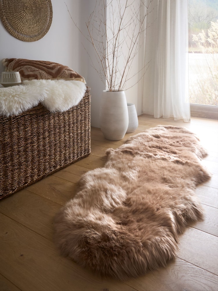 Origin Rug Collection. Mink Sheepskin Rug - Image 2 of 4