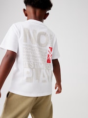 Reebok 100% Cotton Back Printed T-Shirt - Image 2 of 9