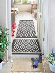 My Mat Charcoal Crescent Small Runner - Image 1 of 4