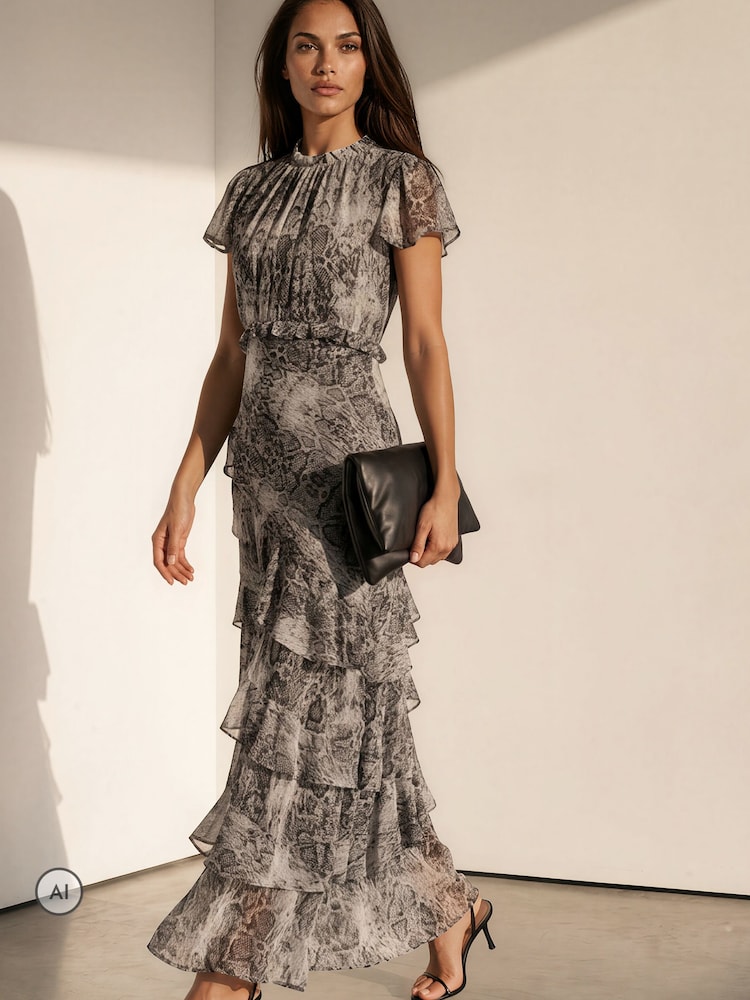 Religion Natural Sian Maxi Dress - Image 1 of 8 Religion Natural Sian Maxi Dress - Image 1 of 8