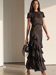 Religion Black Sian Maxi Dress - Image 1 of 8