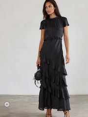 Religion Black Sian Maxi Dress - Image 2 of 8
