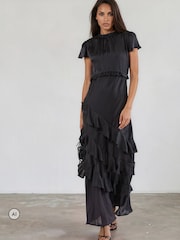 Religion Black Sian Maxi Dress - Image 3 of 8