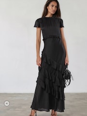 Religion Black Sian Maxi Dress - Image 5 of 8