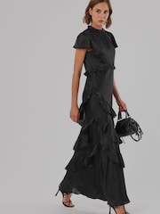 Religion Black Sian Maxi Dress - Image 8 of 8