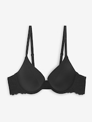 Black/White Push Up Pad Plunge Smoothing T-Shirt Bras 2 Pack A-E - Image 8 of 9
