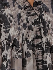 Religion Grey Carolina Shirt With Frill Collar - Image 6 of 7