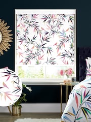 Sara Miller White Bamboo Made to Measure Roller Blinds - Image 1 of 6