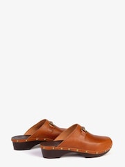 Penelope Chilvers Low Horsebit Leather Clogs - Image 2 of 5