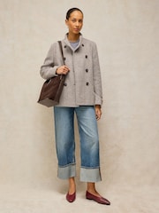 White Stuff Brown Kaia Tweedy Jacket - Image 1 of 7