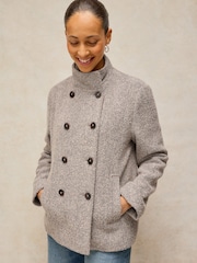 White Stuff Brown Kaia Tweedy Jacket - Image 3 of 7