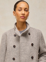 White Stuff Brown Kaia Tweedy Jacket - Image 4 of 7