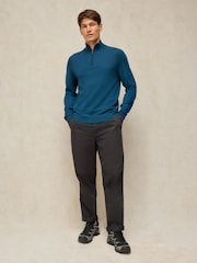 Verde - Suéter con cuello alzado de lana de merino Conway de White Stuff - Imagen 1 de 6