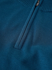 Verde - Suéter con cuello alzado de lana de merino Conway de White Stuff - Imagen 6 de 6