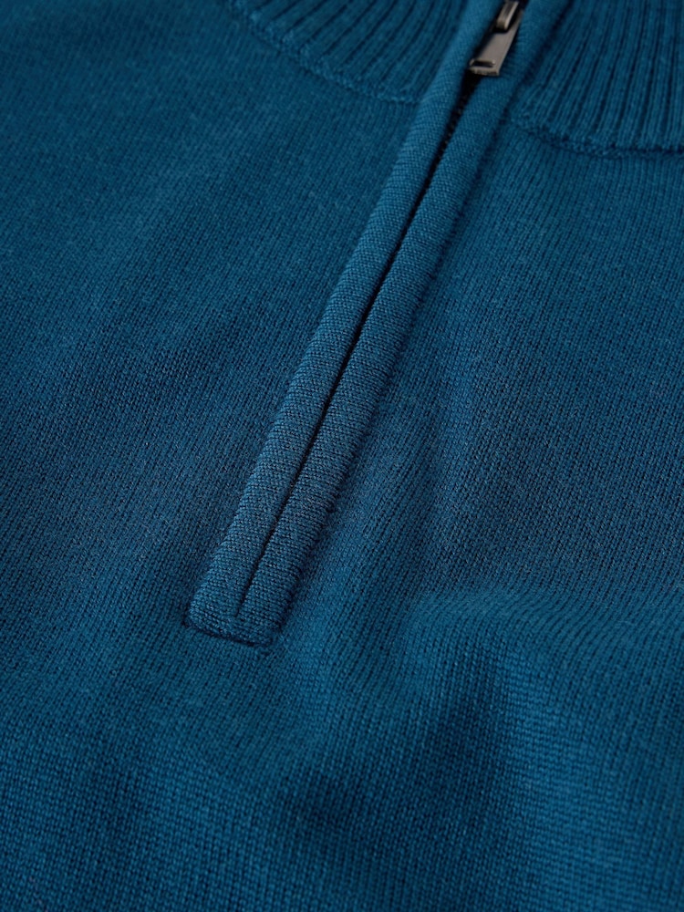 Verde - Suéter con cuello alzado de lana de merino Conway de White Stuff - Imagen 6 de 6