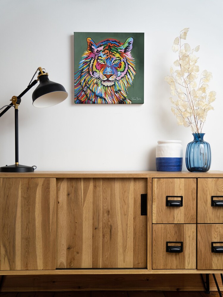 Steven Brown Art Green Kim McZoo Medium Canvas Print - Image 2 of 4