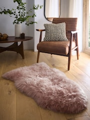 Origin Rug Collection. Adobe Rose Sheepskin Rug - Image 1 of 4