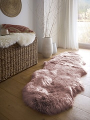 Origin Rug Collection. Adobe Rose Sheepskin Rug - Image 2 of 4