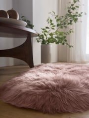Origin Rug Collection. Adobe Rose Sheepskin Rug - Image 3 of 4
