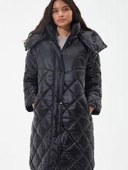 Barbour® International Benson Quilt Black Coat - Image 1 of 13