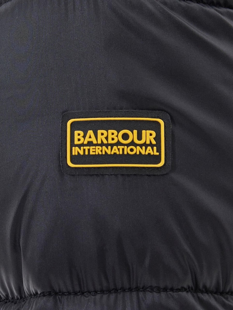 Barbour® International Benson Quilt Black Coat - Image 13 of 13