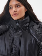Barbour® International Benson Quilt Black Coat - Image 4 of 13