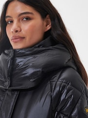 Barbour® International Benson Quilt Black Coat - Image 5 of 13