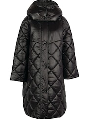 Barbour® International Benson Quilt Black Coat - Image 8 of 13