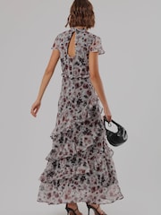 Madilim na Gray - Religion Sian Maxi Dress - Larawan 6 ng 8