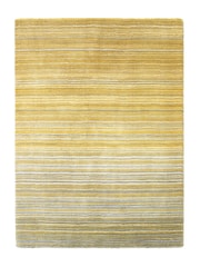 Origin Rug Collection. Ochre Fine Stripe Rug - Image 2 of 2