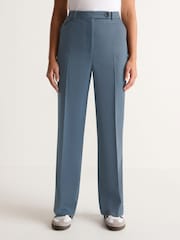 Blue Tailored Twill Straight Leg Trousers - Image 2 of 6