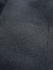 Navy Blue Regular Fit Trimmed Textured Suit Jacket - Image 11 of 11
